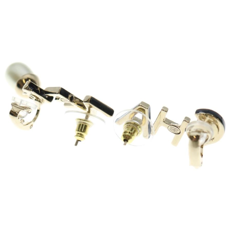 CHANEL（シャネル） A22K ロゴパールピアス ゴールド GP : BRING Yahoo 