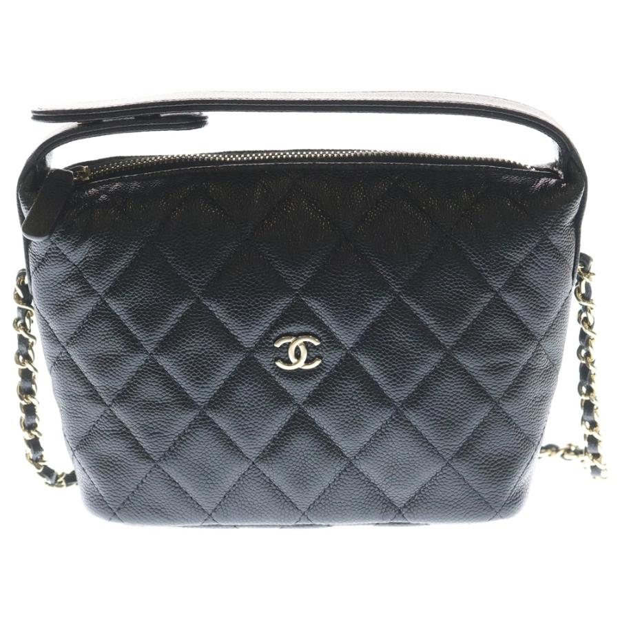 CHANEL（シャネル） ホーボー チェーン ハンドバッグ ブラック