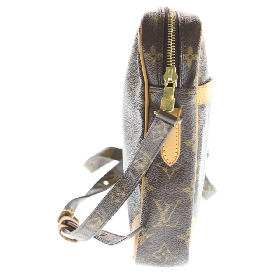 LOUIS VUITTON ルイヴィトン モノグラム ダヌーブ ショルダーバッグ ブラウン PVCレザー M45266 LOUIS VUITTON - ルイ ヴィトン モノグラム ダヌーブ 斜め掛け
