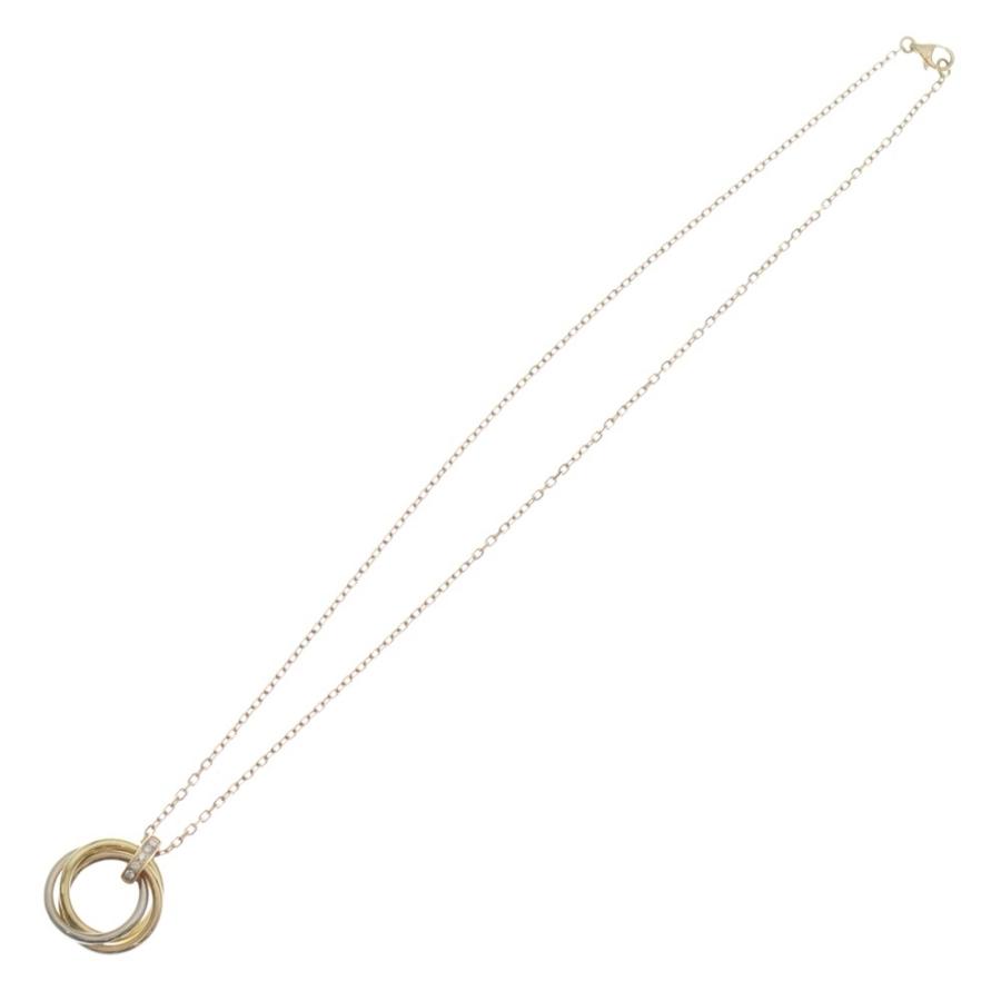 Cartier（カルティエ） トリニティ ダイヤ ネックレス Au750 YG/PG/WG 