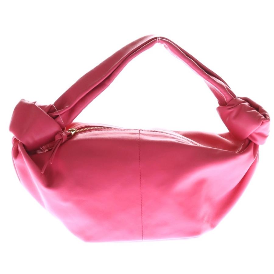 ボッテガヴェネタ　ノット　クラッチバッグ　パーティバッグ　ピンク BOTTEGA VENETA（ボッテガ・ヴェネタ） ダブルノット レザーミニ