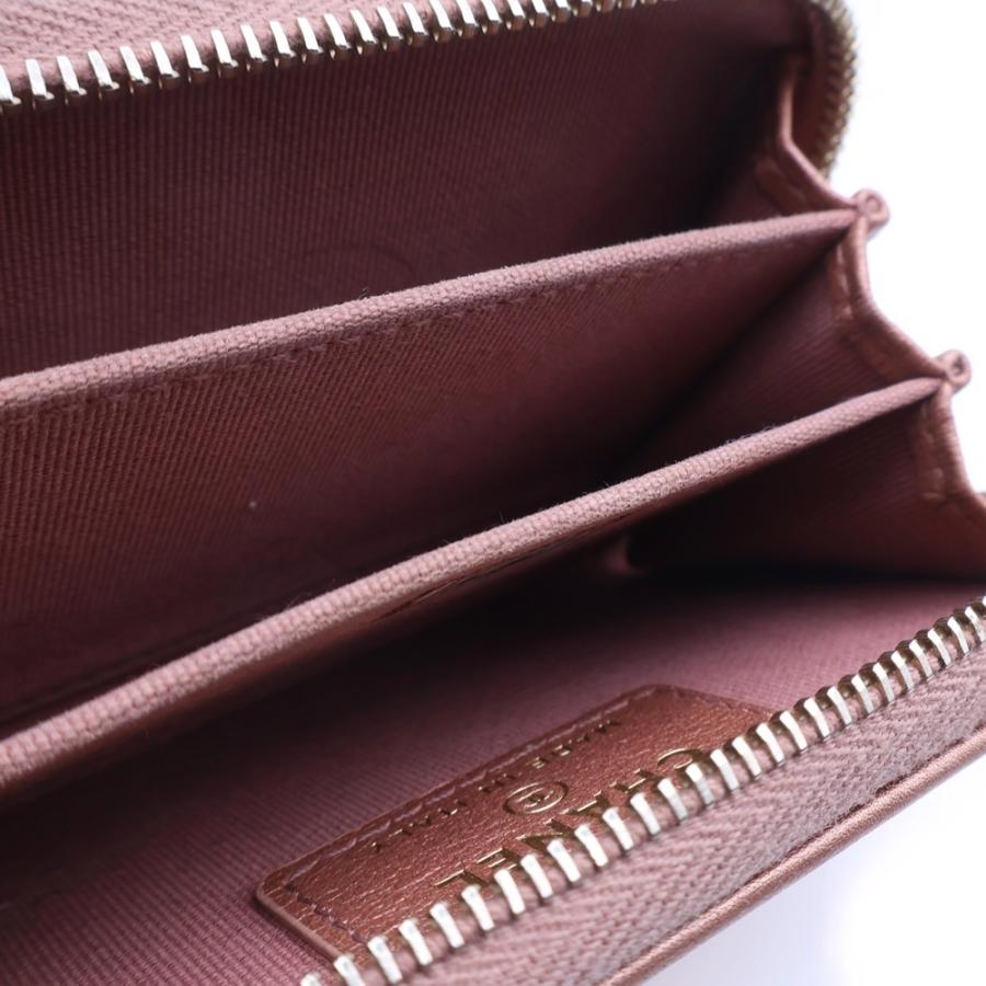 CHANEL シャネル ココマーク キルティング ケース ミニ財布 ウォレット メタリックピンク レザー ゴールド金具 CHANEL（シャネル） ココマーク キルティング コインケース ミニ財布