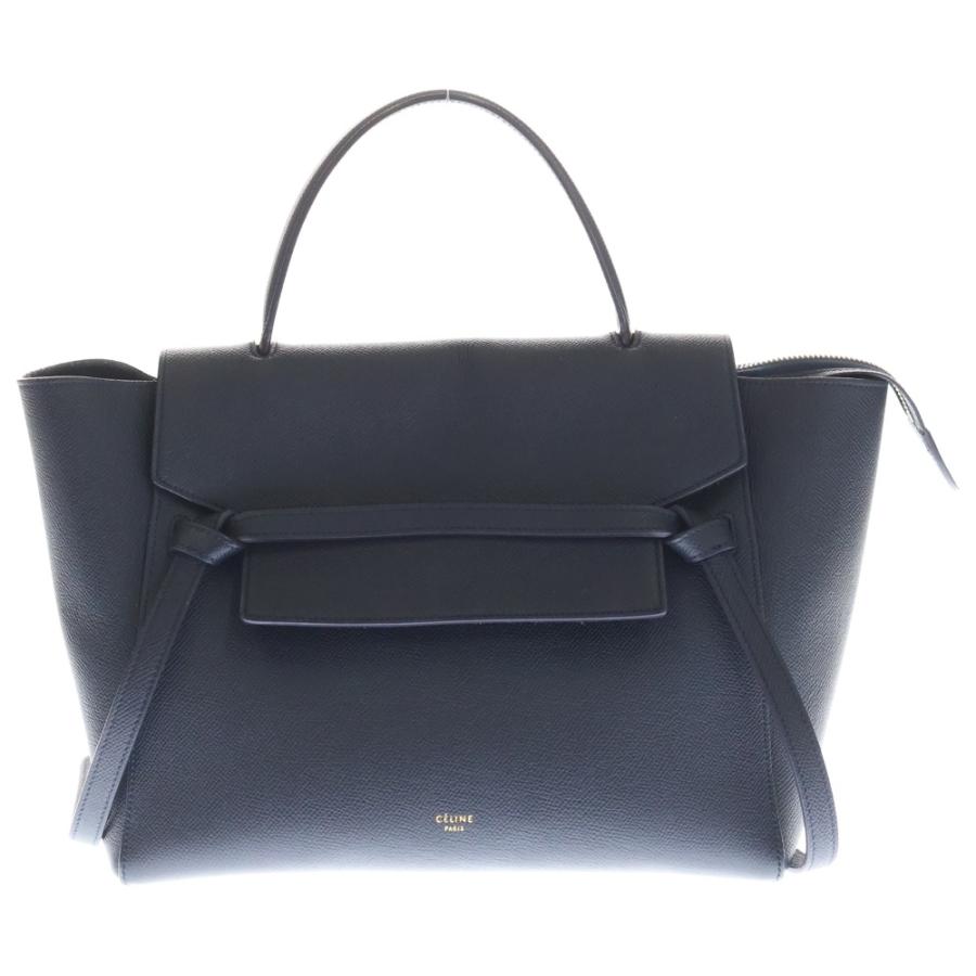 CELINE ハンドバッグ　ベルトバック　限定色ネイビー　セリーヌ CELINE（セリーヌ） ベルトバッグミニ 2WAYバッグ ハンドバッグ