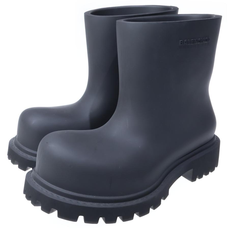 BALENCIAGA TROOPER ブラックラバー長靴 【公式通販】