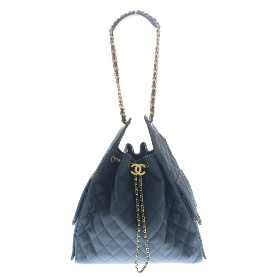 CHANEL シャネル シャネル25 スモール チェーン ワンショルダー バッグ ゴールド金具 ネイビー プレート CHANEL（シャネル） シャネル25 スモール チェーン ワンショルダー