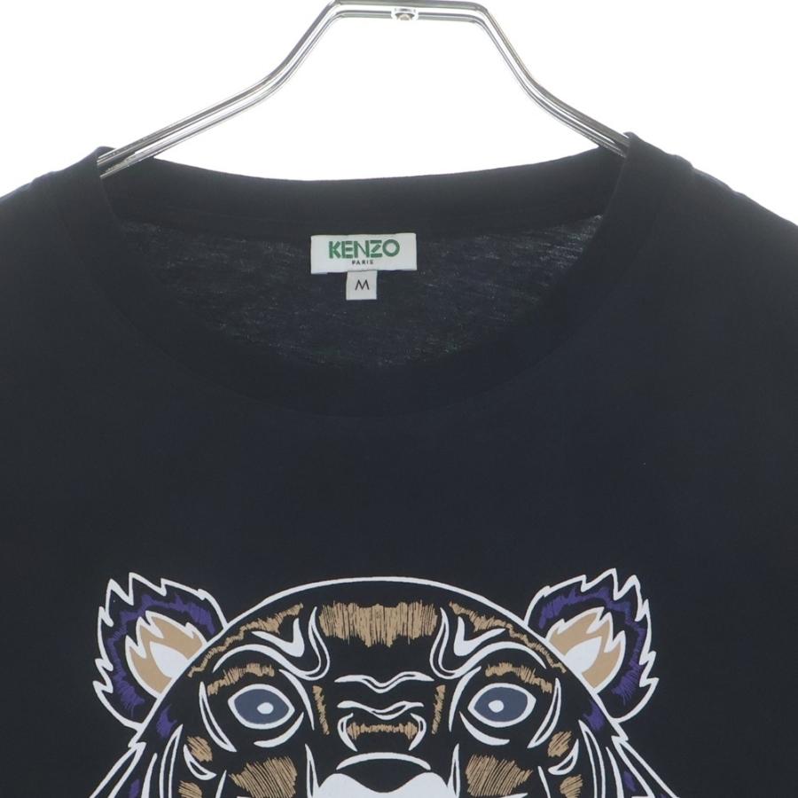 KENZO ケンゾー タイガー グラフィック クルーネック 半袖Tシャツ ブラック KENZO（ケンゾー） タイガー グラフィック クルーネック 半袖Tシャツ
