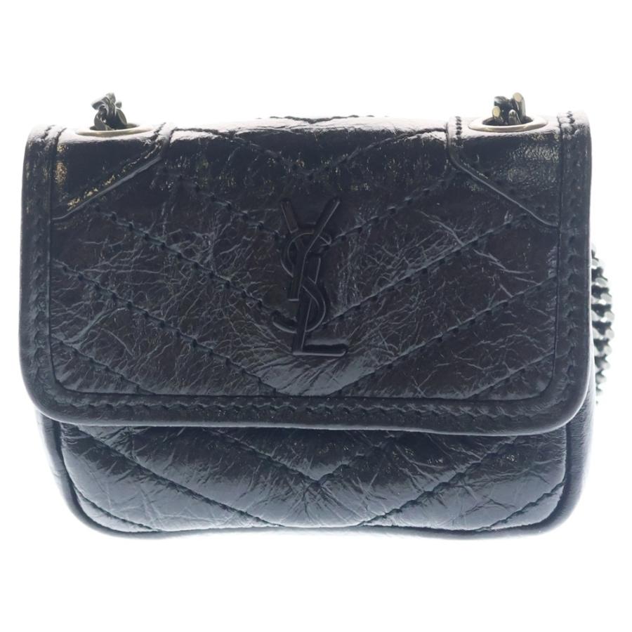 【新品】非売品 Yves Saint Laurent ブラックショルダーバッグ SAINT LAURENT ブラックショルダーバッグ 【公式通販】