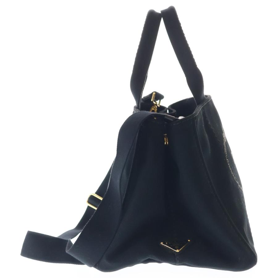 PRADA（プラダ） カナパ2WAYショルダーバッグ ハンドバッグ ブラック 