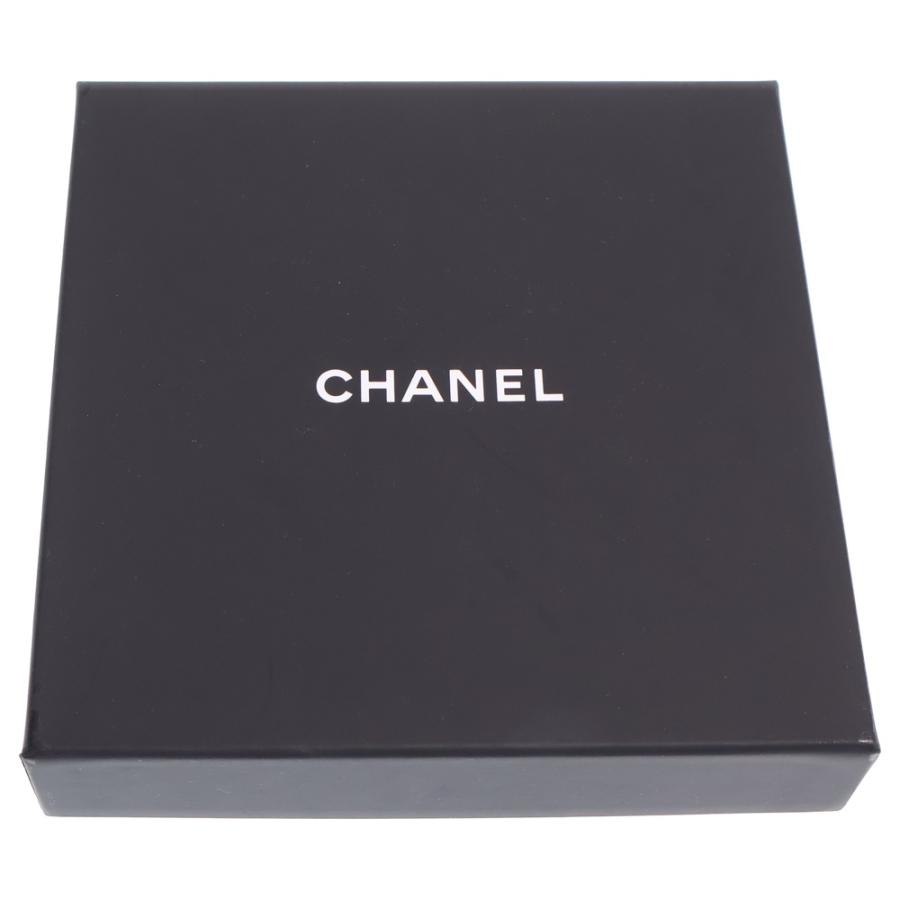 CHANEL シャネル ハートラインストーンロゴネックレス ゴールド F23B_5