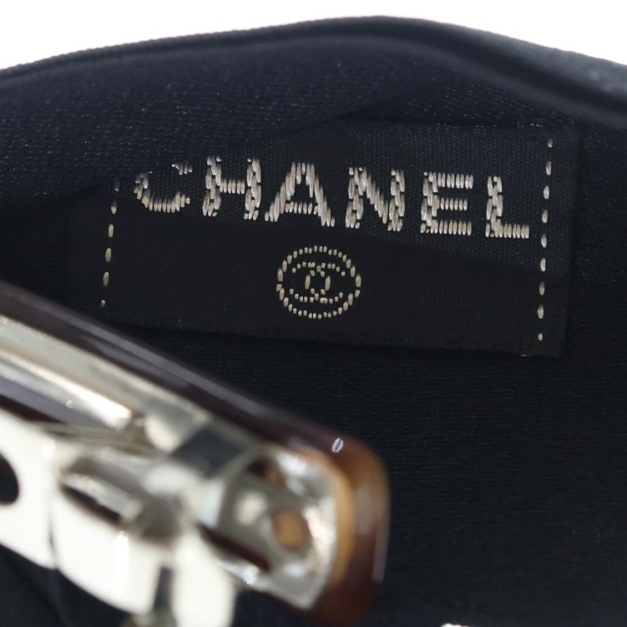 CHANEL シャネル ココマーク リボン バレッタ ヘアクリップ 正規品 CHANEL（シャネル） ココマーク リボン バレッタ ヘアクリップ