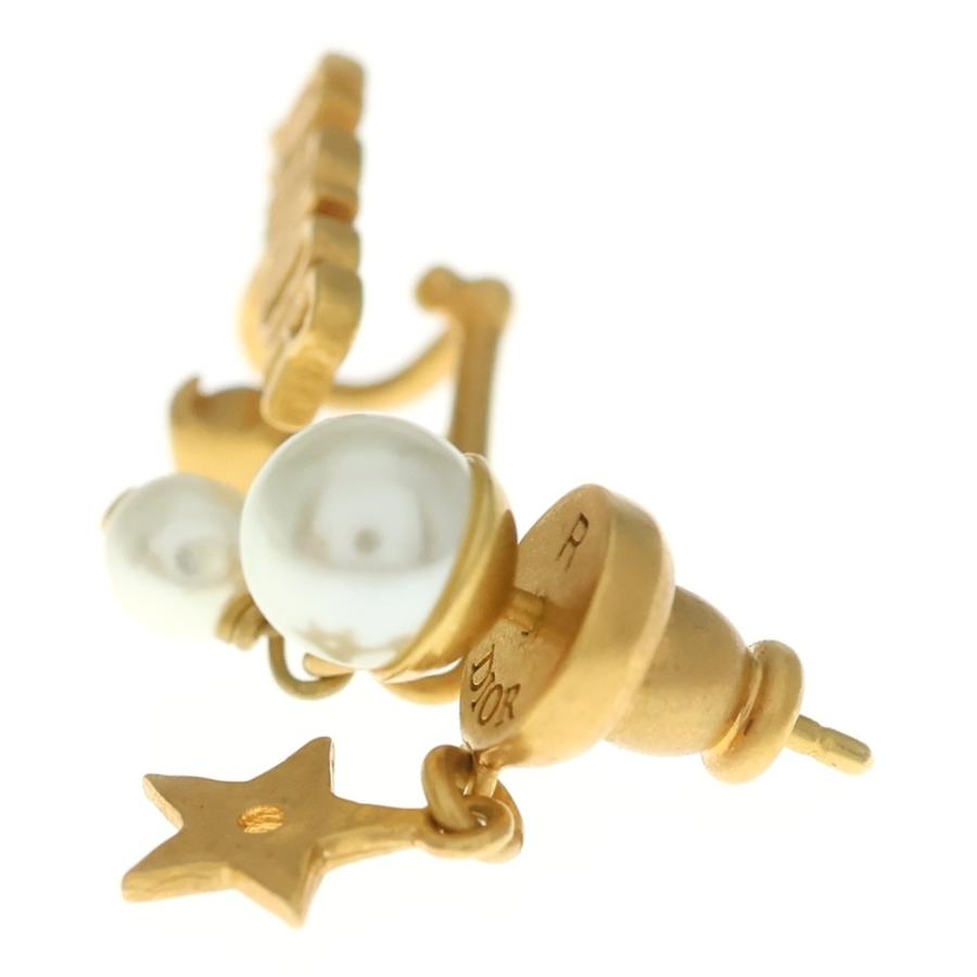 DIOR ディオール J'A ピアス パール ラインストーン ゴールド GP