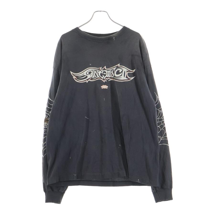 SAINT MICHAEL セントマイケル 25SS INSANITY ML_LS TEE ロゴプリント