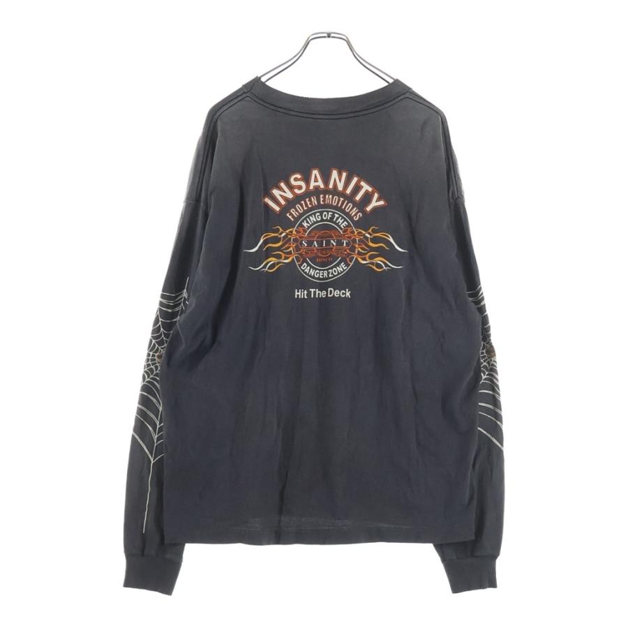 SAINT MICHAEL セントマイケル 25SS INSANITY ML_LS TEE ロゴプリント