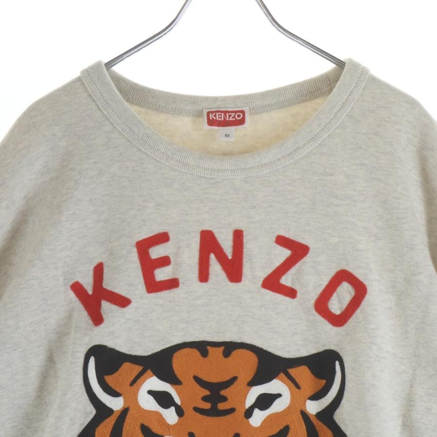 KENZO ケンゾー Lucky Tiger Sweatshirts ラッキータイガーロゴ スウェット ホワイト 白 KENZO（ケンゾー） Lucky Tiger Sweatshirts ラッキータイガーロゴ