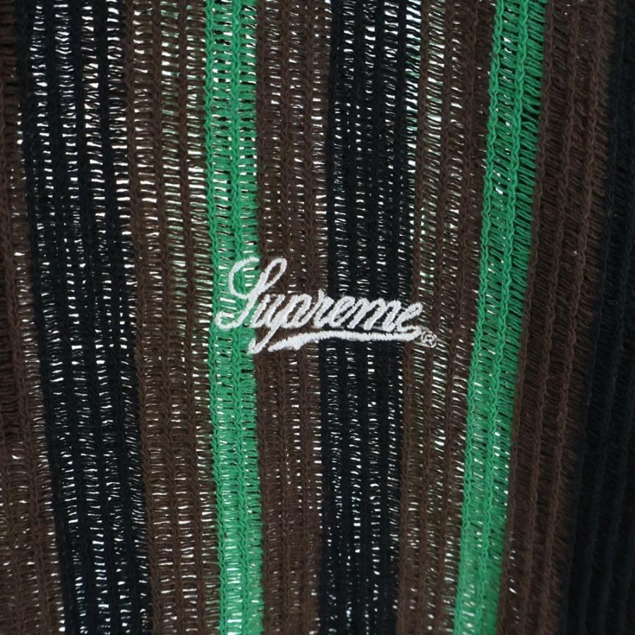 Supreme（シュプリーム） 22SS Open Knit Stripe Zip Polo オープン
