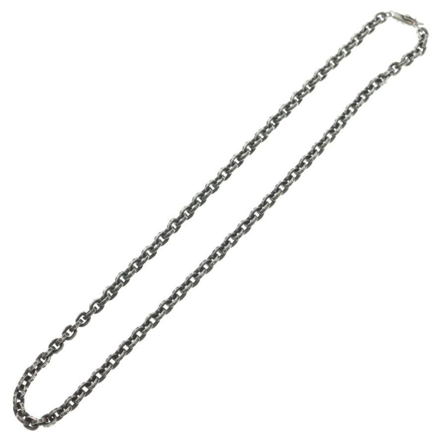 CHROME HEARTS クロムハーツ PAPER CHAIN 18 ペーパーチェーンネックレス 18inch シルバー BCA086 CHROME HEARTS（クロムハーツ） PAPER CHAIN 18 ペーパーチェーン