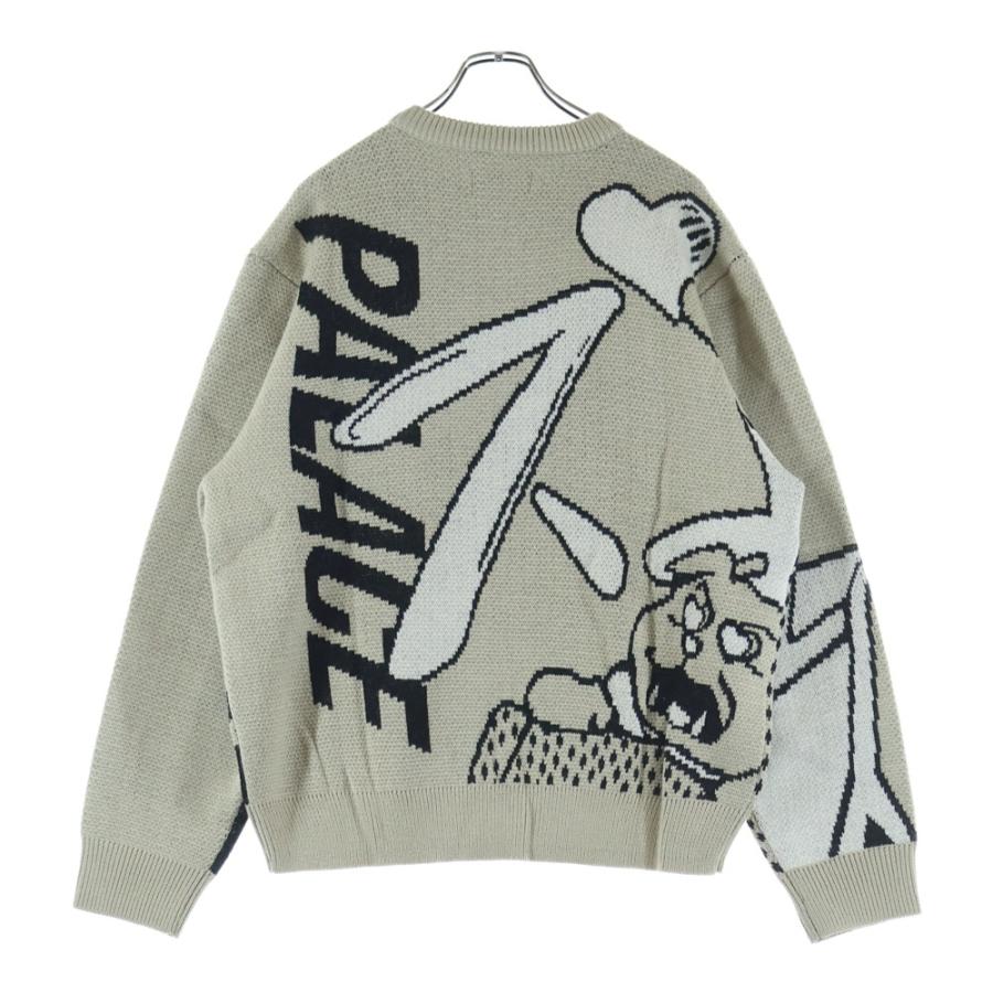 Palace Skateboards パレススケートボーズ Rear View Knit リアビューニット Ivory アイボリー コットン XL