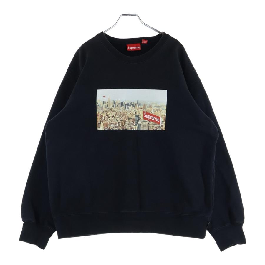 Supreme（シュプリーム） 20AW AERIAL CREWNECK BLACK L エアリアル