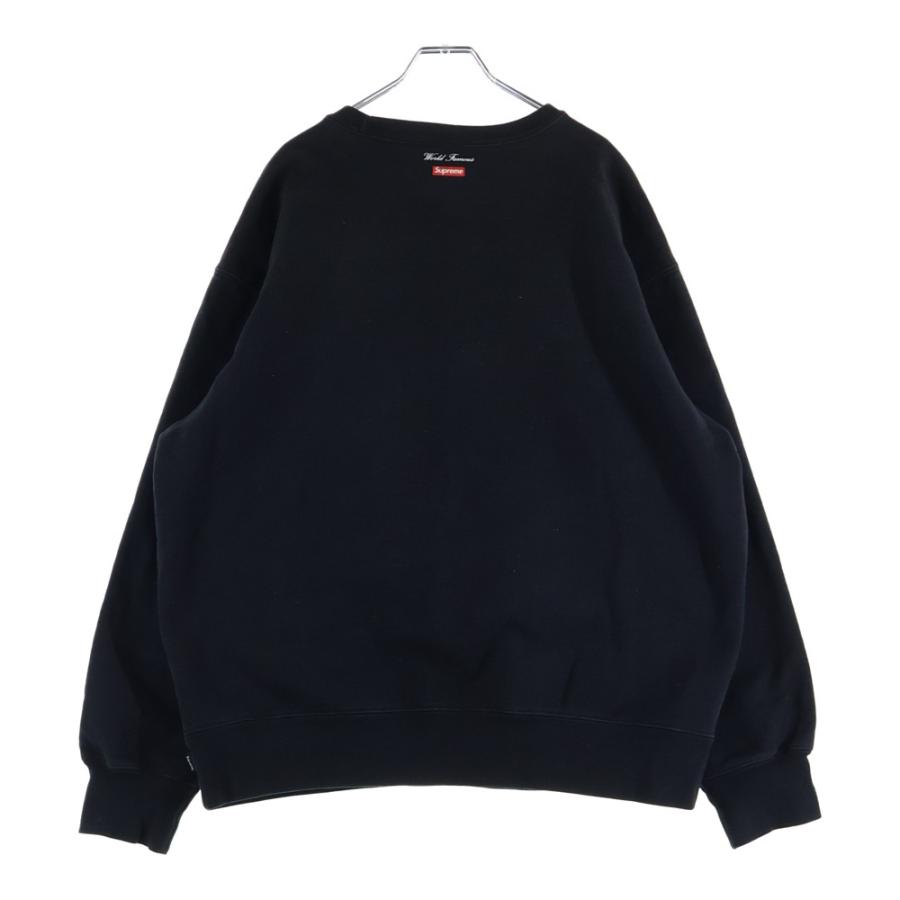 Supreme（シュプリーム） 20AW AERIAL CREWNECK BLACK L エアリアル