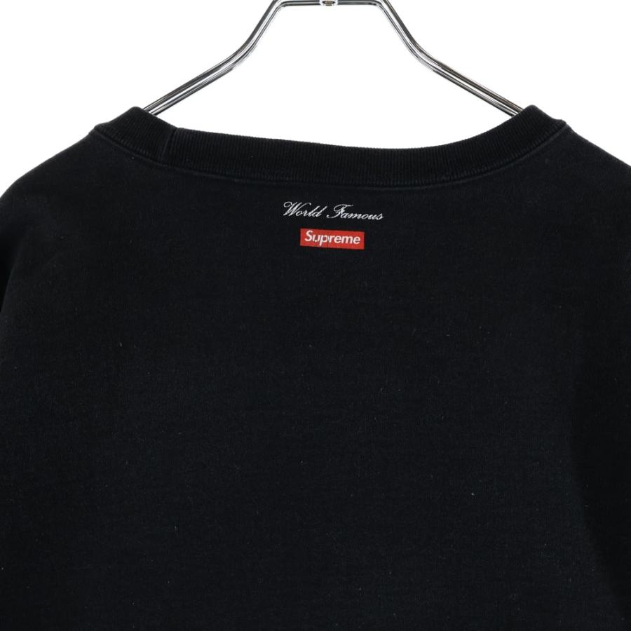 Supreme（シュプリーム） 20AW AERIAL CREWNECK BLACK L エアリアル