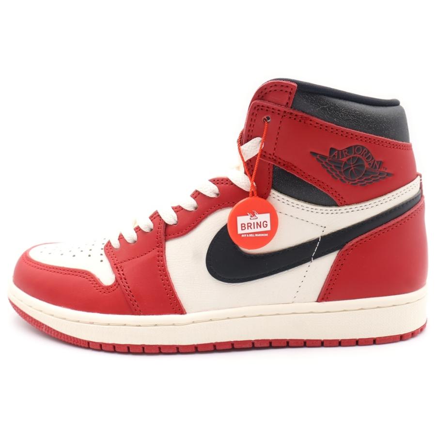 NIKE ナイキ AIR JORDAN 1 LOST & FOUND CHICAGO エアジョーダン1 ロスト ファウンド シカゴ ハイカットスニーカー ホワイト/レッド/ブラック US9/27cm DZ5485-612 NIKE（ナイキ） AIR JORDAN 1 LOST & FOUND CHICAGO エアジョーダン1