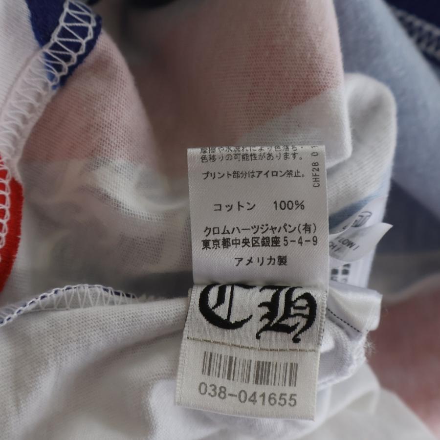 CHROME HEARTS（クロムハーツ） Union Jack Neck Logo Tee Size