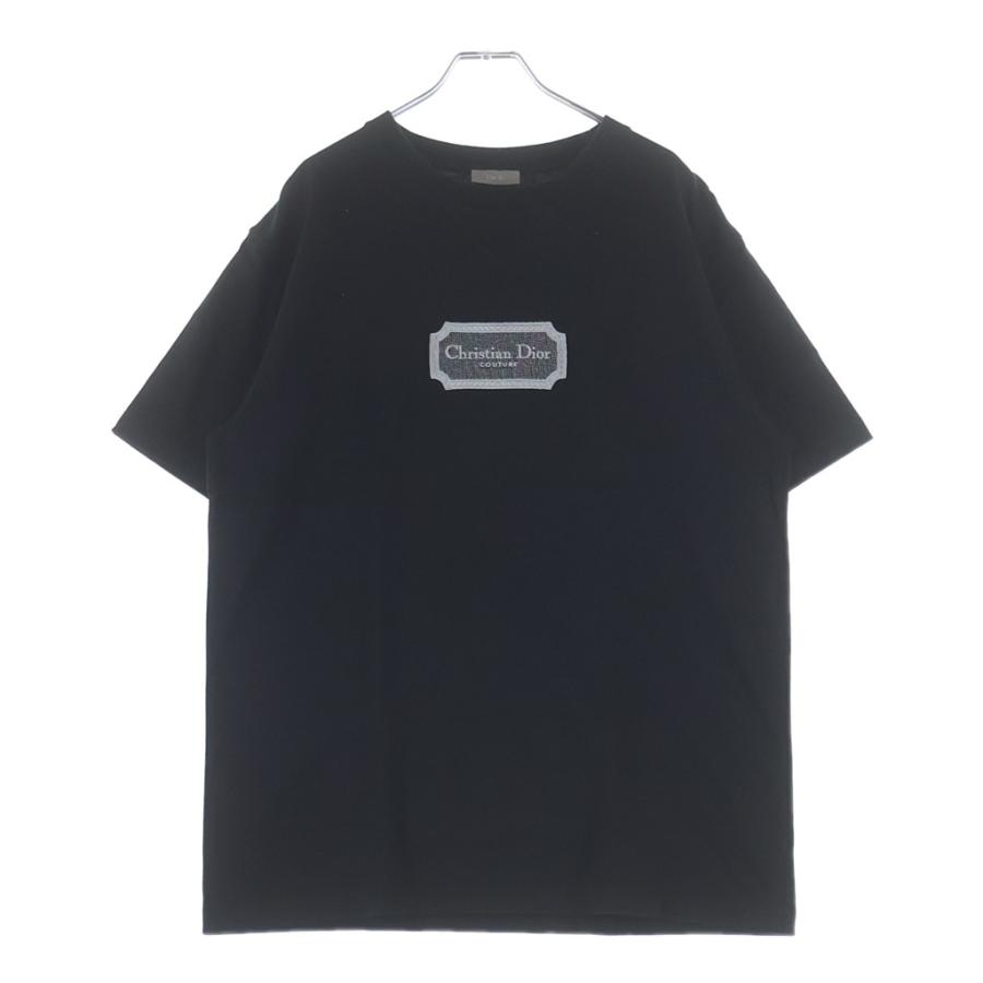 DIOR ディオール フロントロゴTシャツ ブラック サイズL 343J696C0554