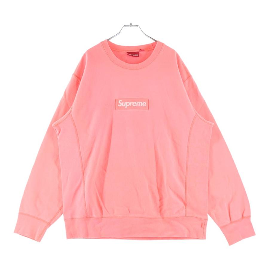 チ*ャ様 Supreme ピンク Sロゴ トレーナー スウェット Supreme（シュプリーム） 18AW Box Logo Crewneck ボックスロゴ クルー