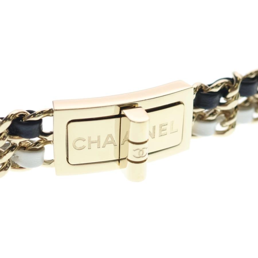 CHANEL ゴールド ホワイト チェーンベルト CHANEL（シャネル） ダブルチェーンベルト B22 A ゴールド/ホワイト