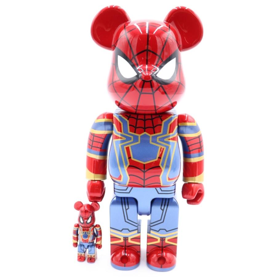 BE@RBRICK アイアンスパイダー400% 100% ベアブリック BE@RBRICK ベアブリック IRON SPIDER 100%&400% アイアン