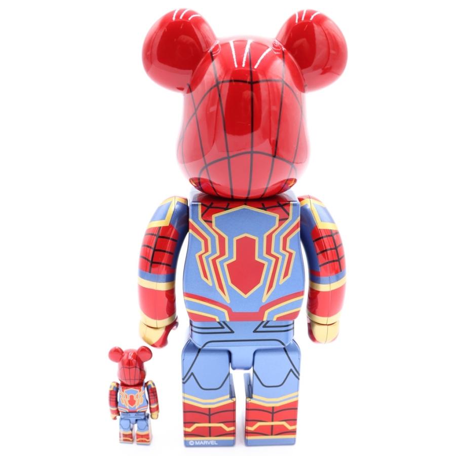 BE@RBRICK ベアブリック IRON SPIDER 100%&400% アイアン