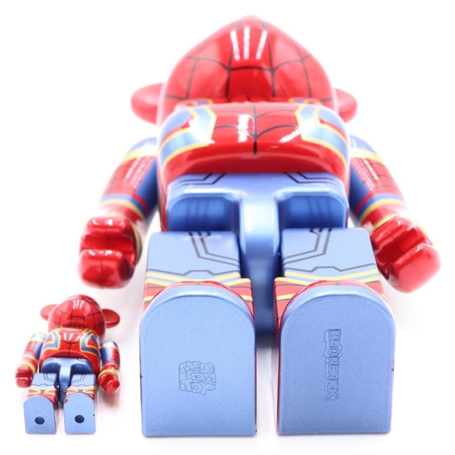 BE@RBRICK ベアブリック IRON SPIDER 100%&400% アイアン