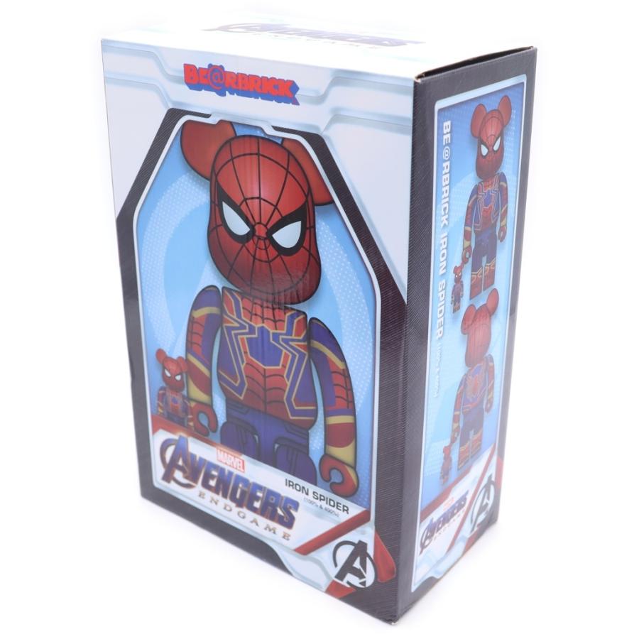 BE@RBRICK ベアブリック IRON SPIDER 100%&400% アイアン
