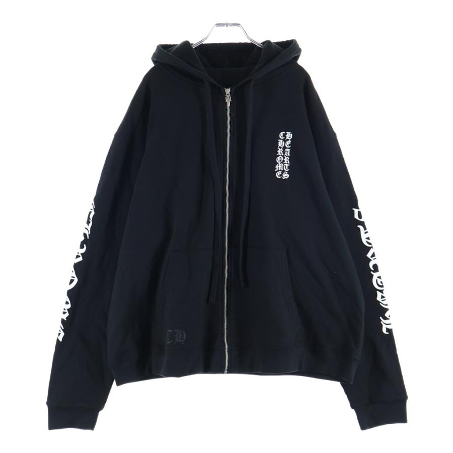 CHROME HEARTS（クロムハーツ） SWTSHRT HD ZIP アームロゴプリント