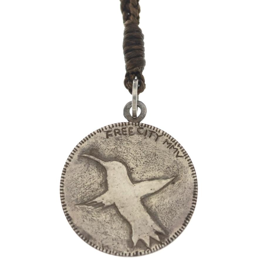 アクセサリー FREE CITY Coin Sparrow Silver Necklace FREE CITY（フリーシティ） Large Coin Sparrow Silver Necklace