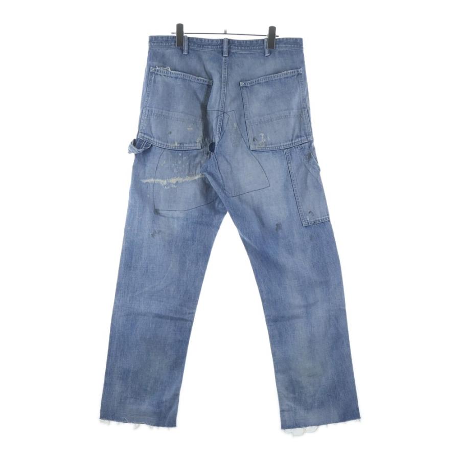 【希少Sサイズ】セントマイケル　ヴィンテージ加工 ペインターデニムパンツ SAINT MICHAEL セントマイケル 24SS DENIM PANTS PAINTER BLUE