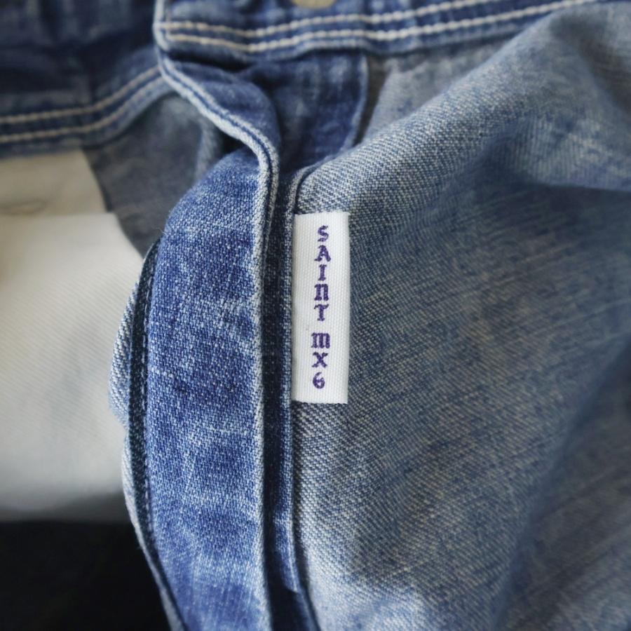 SAINT MICHAEL セントマイケル 24SS DENIM PANTS PAINTER BLUE
