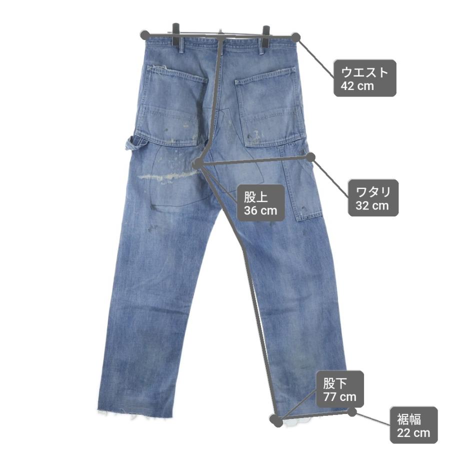 SAINT MICHAEL セントマイケル 24SS DENIM PANTS PAINTER BLUE 