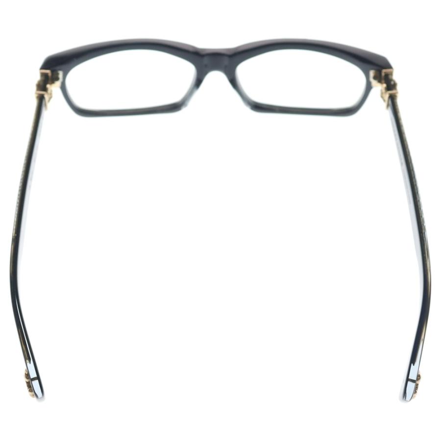 CHROME HEARTS クロムハーツ SPLAT-A BSフレアテンプル アイウェア サングラス メガネ ブラック/ゴールドの画像