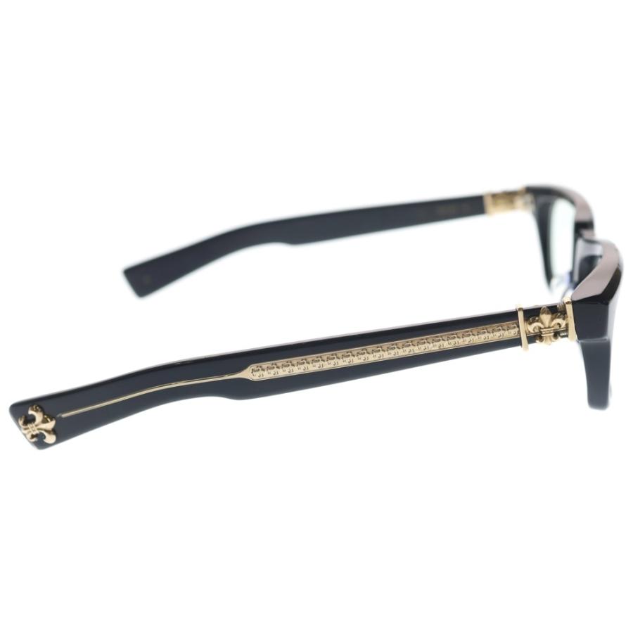 CHROME HEARTS クロムハーツ SPLAT-A BSフレアテンプル アイウェア サングラス メガネ ブラック/ゴールドの画像
