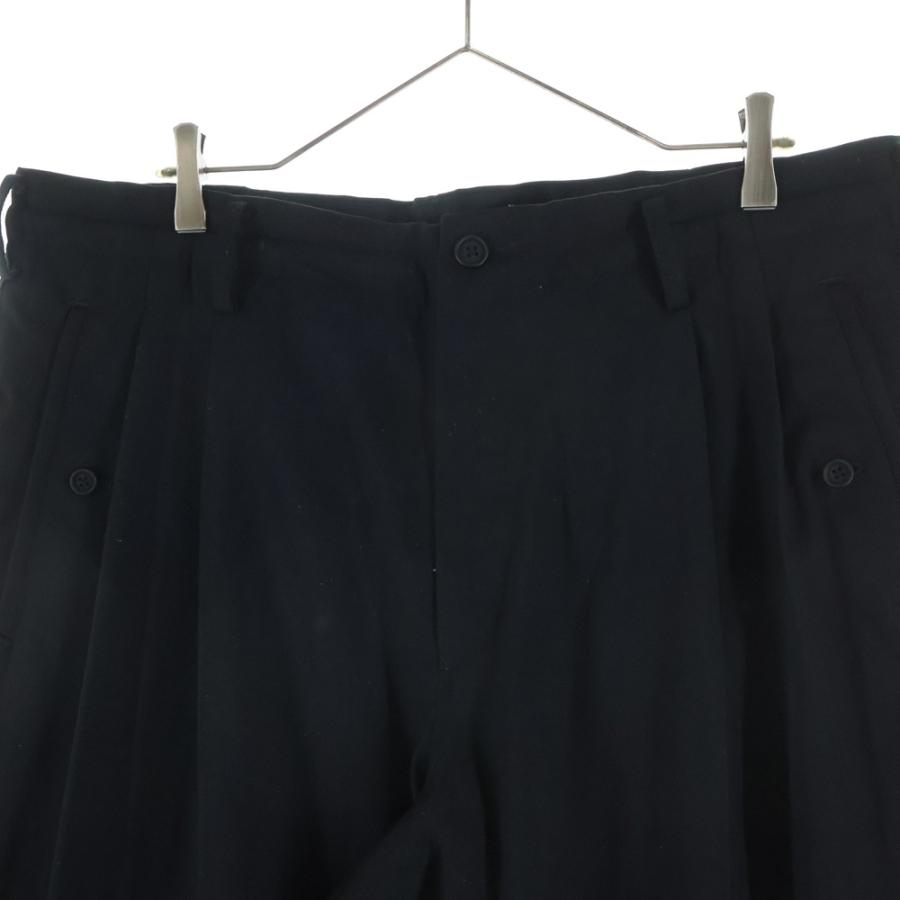 Y's for men（ワイズフォーメン） WOOL GABADINE TACK WIDE PANTS