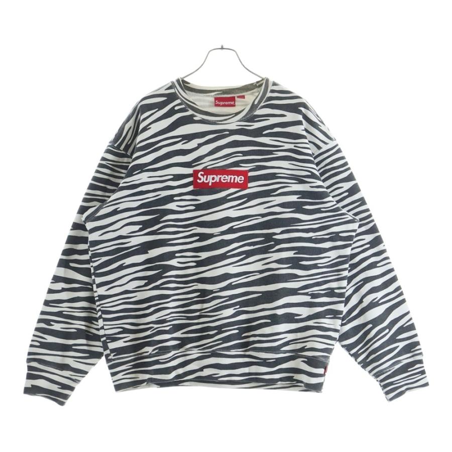 Supreme（シュプリーム） 22AW Box Logo Crewneck Sweatshirt Zebra