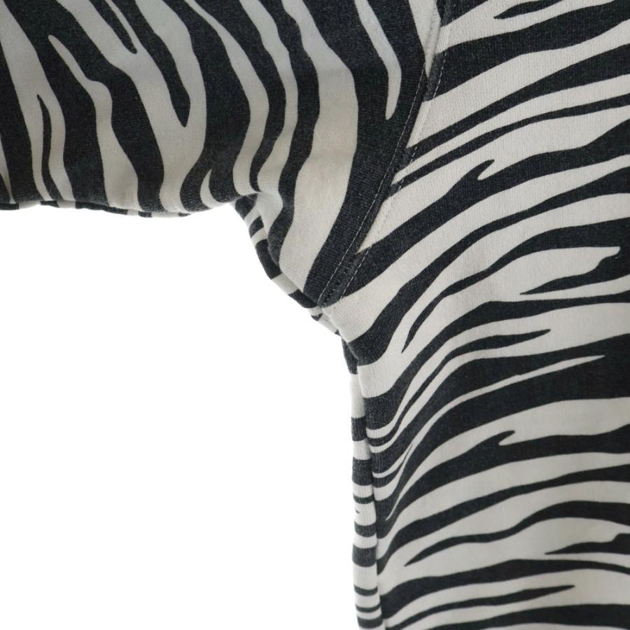 SUPREME シュプリーム 22AW Box Logo Crewneck Sweatshirt Zebra ボックスロゴ クルーネックスウェット ゼブラ 裏起毛 ブラック/ホワイト