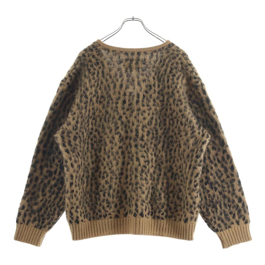 WACKO MARIA ワコマリア 22AW LEOPARD HEAVY MOHAIR レオパードヘビーモヘアカーディガン ブラウン_1