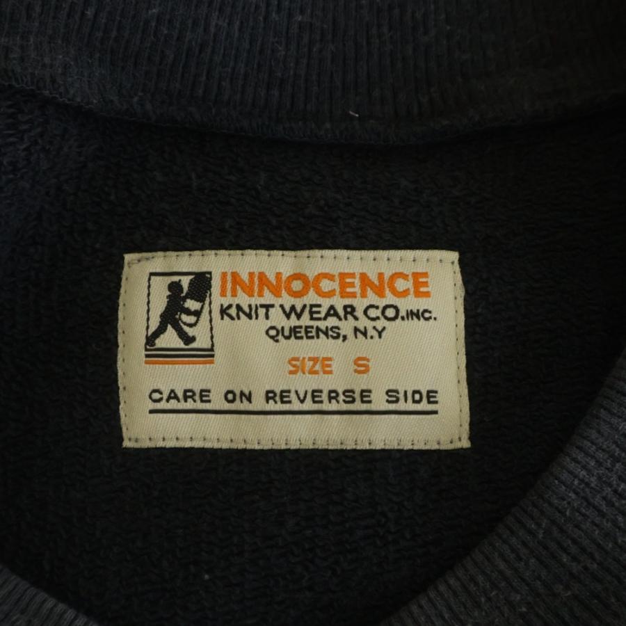 Innocence NYC イノセンス 22SS ワンポイントロゴ刺繍クロップドスウェットトレーナー グレー ICN-22SS-SWT002_6