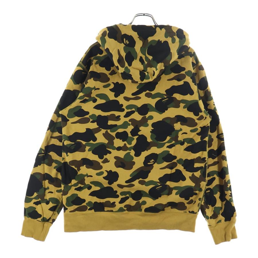 s*a様 ア ベイシング エイプ 1stカモ スウェットパーカー サルカモ XX A BATHING APE（アベイシングエイプ） ロゴ プリント サルカモ