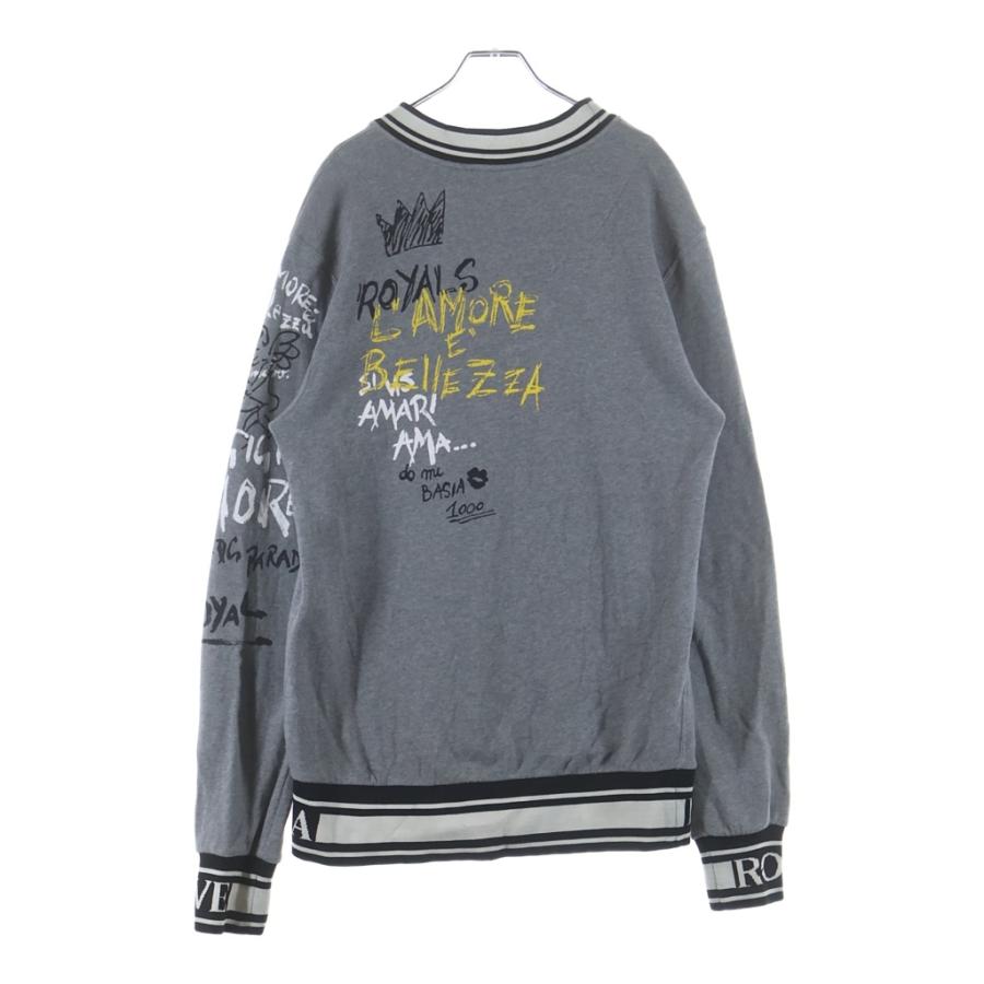 DOLCE & GABBANA ドルチェアンドガッバーナ グラフィック プリント スウェット トレーナー グレー G9MG6T DOLCE&GABBANA（ドルチェ & ガッバーナ） DOLCE & GABBANA ドルチェ