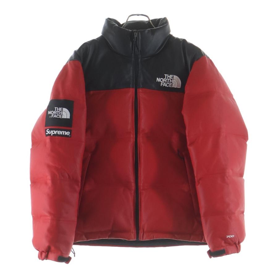 Supreme（シュプリーム） 17AW ×THE NORTH FACE Leather Nuptse Jacket