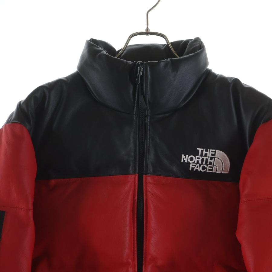 Supreme（シュプリーム） 17AW ×THE NORTH FACE Leather Nuptse Jacket