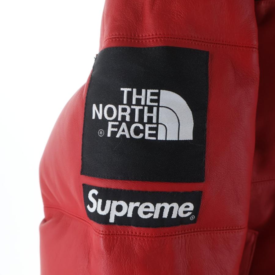 Supreme（シュプリーム） 17AW ×THE NORTH FACE Leather Nuptse Jacket